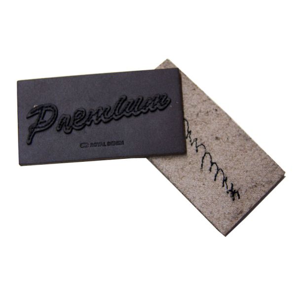 Garment , Suitcase Embossed Leather Patches Sewing Logo For Men