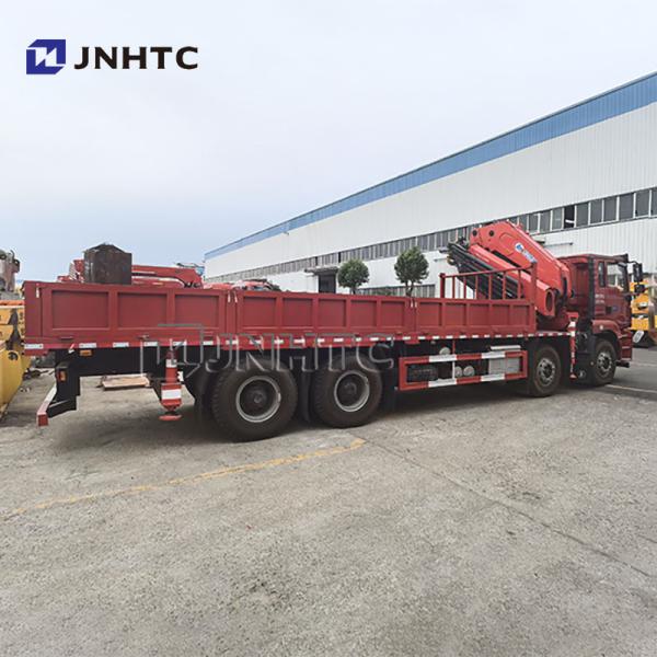 Shacman M3000 8x4 Heavy Cargo Hydraulic Truck Crane Shenbai 25Ton 30Ton 35Ton Folding Boom Truck Mounted Crane For Sale