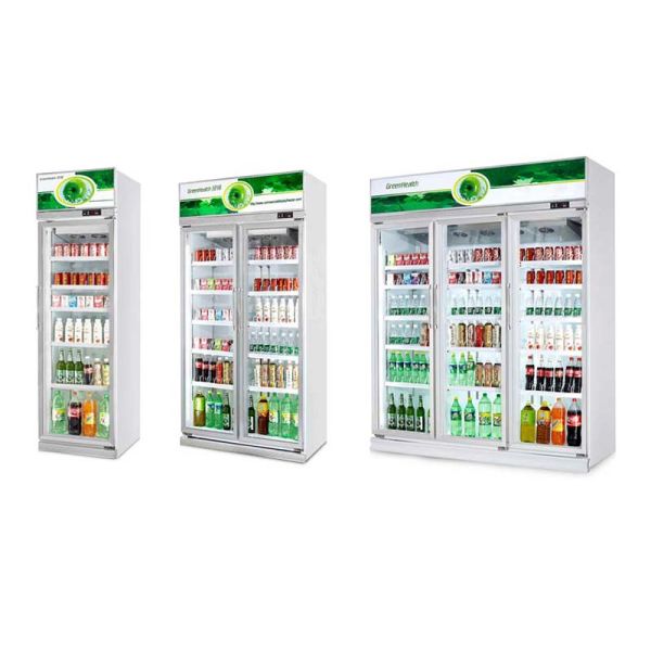 Low Price Wholesale Commercial Fridge Double Door Supermarket Compressor Refrigerant Equipment