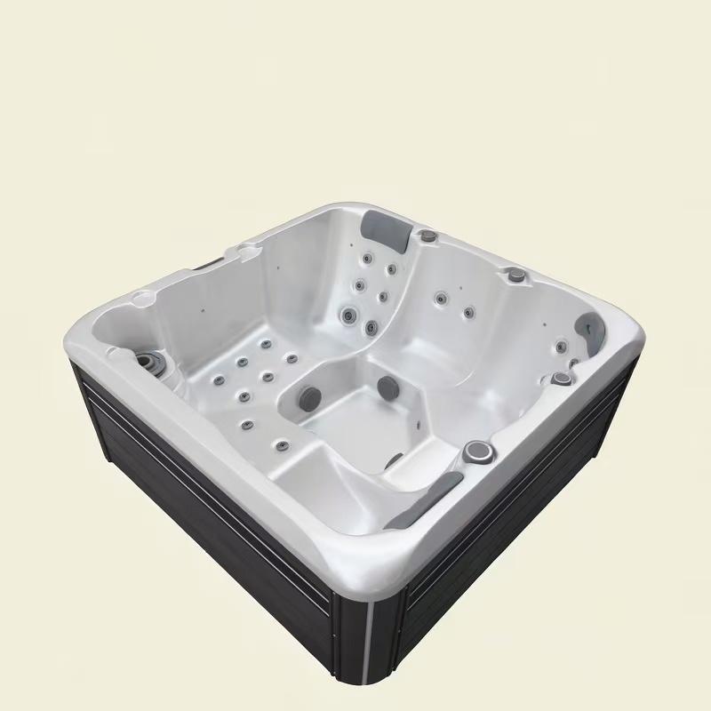 Modern Design Outdoor Garden Acrylic Whirlpool Spa Tub with 850L Water Capacity and 5 Years Warranty