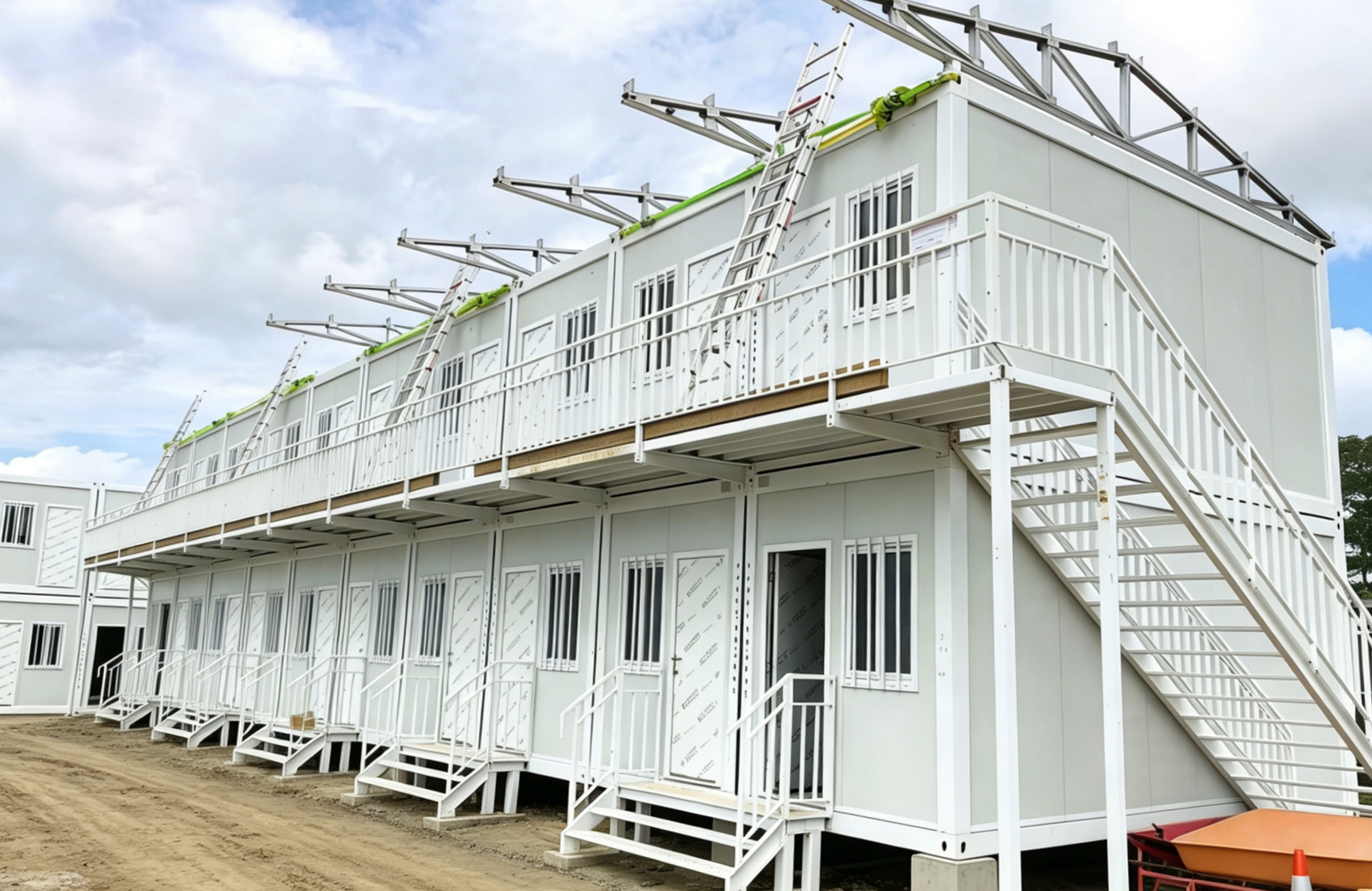 Wind Proof Sound Isolated Expandable Modular Flat Pack Container House for Border Patrol Service