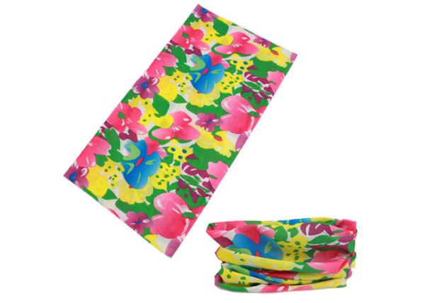 Polyester Fitness Head Tube Scarf  22.5 * 48 CM ,  Head Scarf Low Fiber Properties
