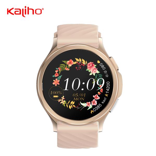 Full Touch ECG Smart Watch H16 1.43  com monitoramento da frequência cardíaca e bateria de 250mAh