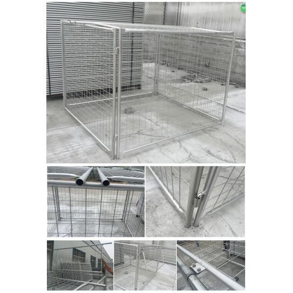 Galvanized Steel Wire Mesh Rubbish Cage construction site