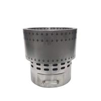 Puits campant extérieur du feu de Genie Wood Pellet Fire Pit /Round de flamme de l'acier inoxydable 400mm