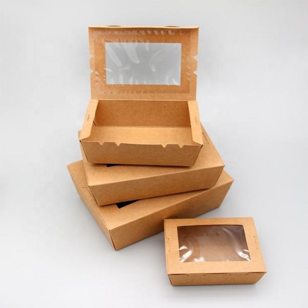 #4 High quality Food Takeaway Packaging Takeout Box Paper Lunch Box Disposable Fast Food Packaging Boxes