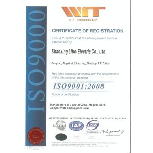 Shaoxing Libo Electric Co., Ltd Certifications