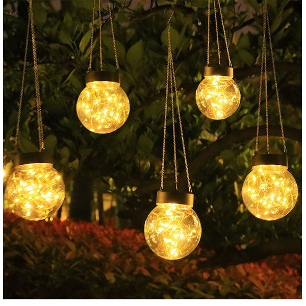 Adjustable Solar Garden Lights Low Voltage Decorative Artwork for Ground Illumination