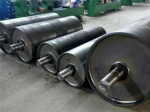 Rubber Coating Spiral Wing Pulley Waterproof 3000mm Conveyor Belt Drum