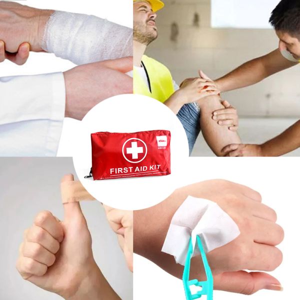 40PCS Аксессуары для автомобилей Медицинская помощь Комплект первой помощи для автомобильных аварий