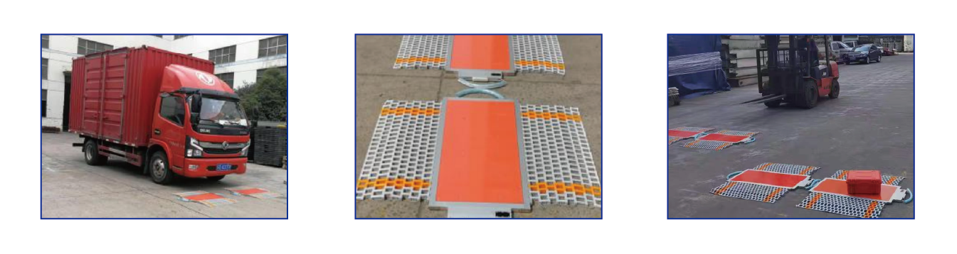 Convenient 20 Ton Capacity Portable Truck Scale IP66 Mobile Truck Wheel Weighing Scale