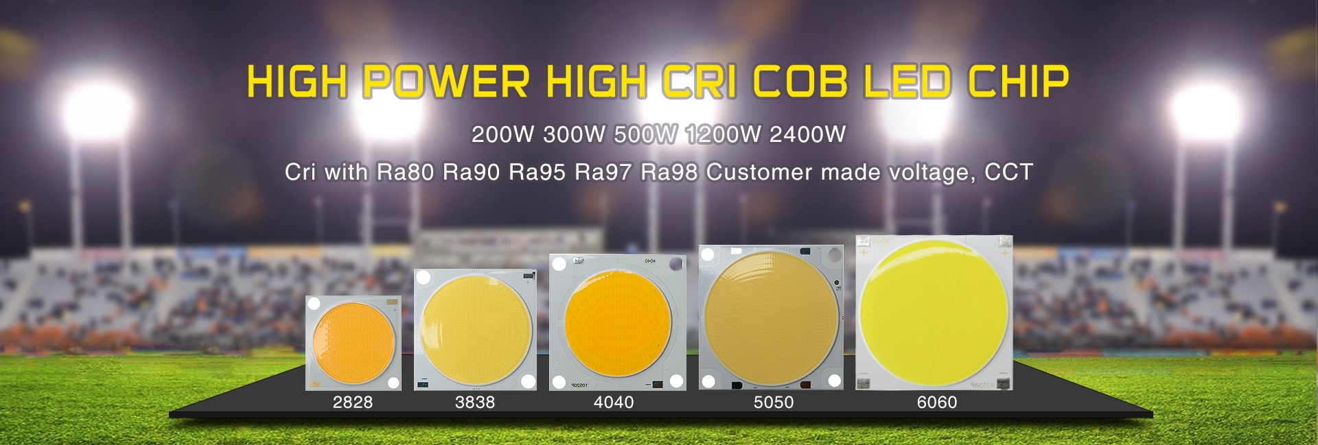 Кри95+ 500w 5047 Cob Power Led F3000k F4000k F5600k F6500k