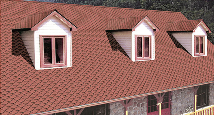 Традиционные кровельные черепицы для офисных зданий толщиной 2,6 мм