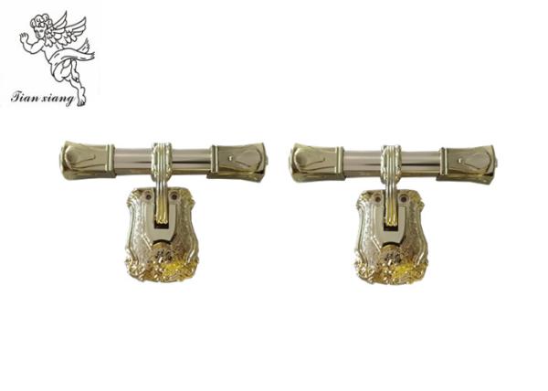 Estilo adulto H9023 de Europa do punho fúnebre dourado do caixão do metal personalizado
