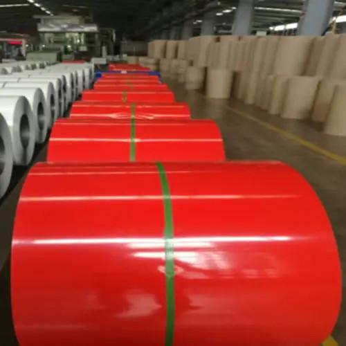 G550 DX51D DX52D Folha de Galvalume pré-pintada Ppgi bobina de aço PVDF revestimento