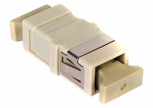 Бежевый переходник оптического волокна Sc-Sc Upc фланца для FTTX