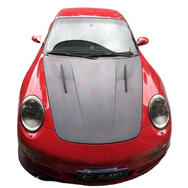 Nuevo producto Capó de fibra de carbono para Porsche 911 997 911 997 Motor de fibra de carbono Hatch GT3 estilo