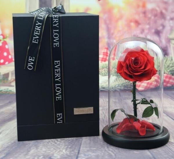 rose gift Factory Wholesale Eternal Beautiful Forever Little Prince Roses preserved rose in glass