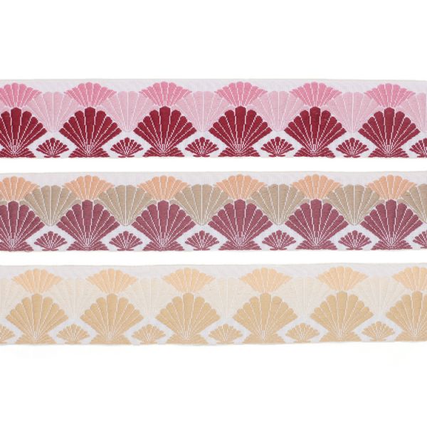 Высокая отделка ленты парчи раковины цепкости 60mm