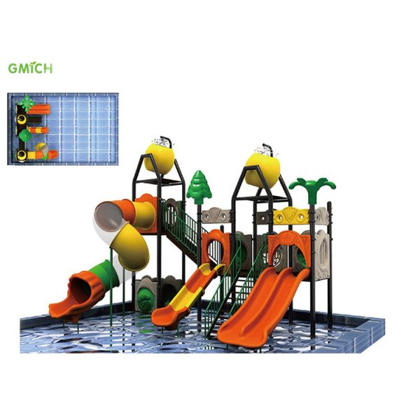 Popular Beach Spray Water Slide Mini Water Park Equipment 580*430*580CM