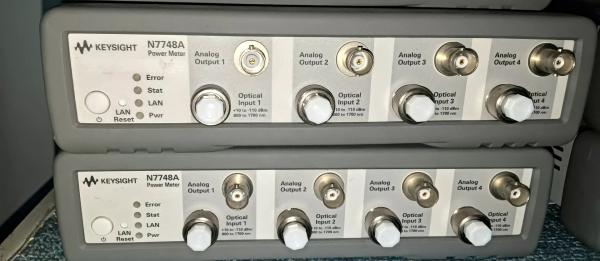 4 Port High Sensitivity Optical Power Meter RF Agilent N7748A