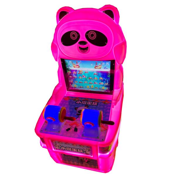 Children Panda Custom Arcade Cabinet Coin Operated Game Machine For Amusement Park