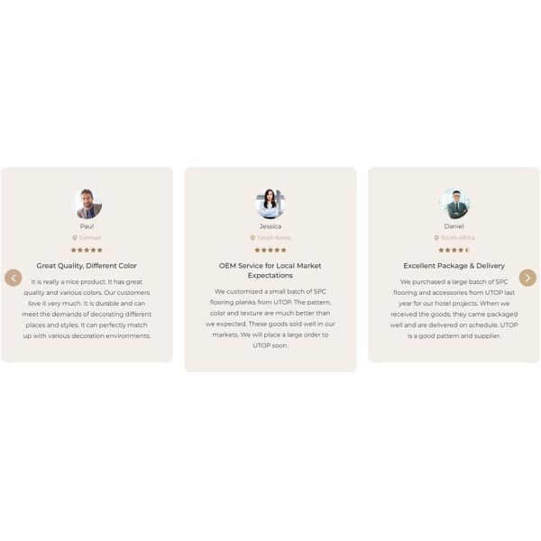 Floorscore Waterproof SPC Luxury Vinyl Plank Flooring 0.3mm-0.7mm Wear Layer