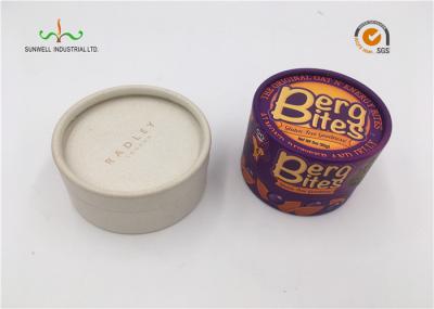Offset 4 Color Printing Cardboard Cylinder Tubes For Food Packing