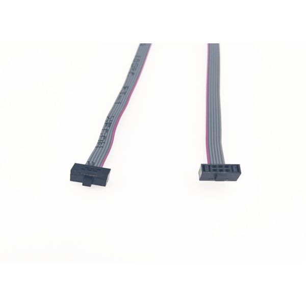 Double Row 1.27 mm Pitch Ribbon Cable , IDC 0.635mm Ribbon Connector Cable