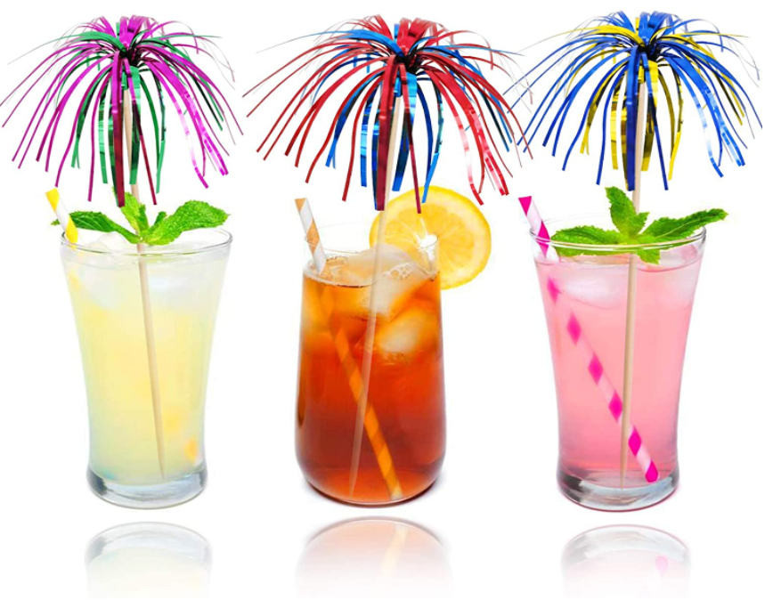 Disposable Bamboo Fireworks Bulk Toothpicks For Cupcake Toppers 10cm