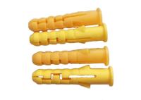 Biens utilisant la couleur jaune en expansion d'ancre en plastique de 8mm