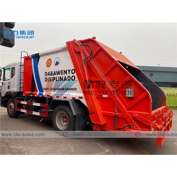 Тележка Compactor отброса затяжелителя зада Dongfeng D9 10M3 10CBM