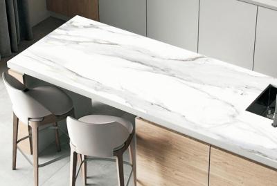 Montador 80x260cm Chapas de pedra sinterizadas Kitchen Wall Rock Floor Tile