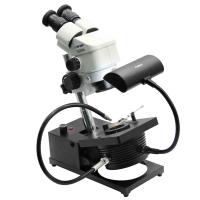 Lumière optique Gem Microscope de fibre de LED avec le rapport optique de 7.0X - 45X R1S-15