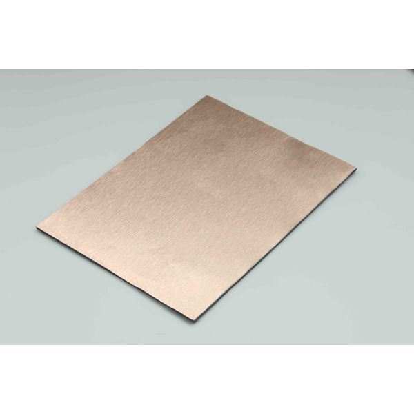 Fireproof Curtain Wall House Cladding Brushed Silver Aluminum Composite Panel Acp Acm HDPE Outdoor Composite Panels 4MM 1.22 X 2.44m