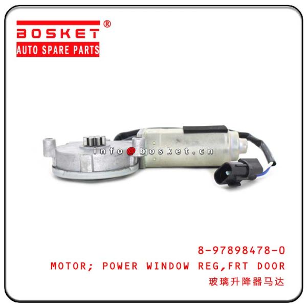 NKR77 4JH1 Front Door Window Regulator Motor LH 8-97898478-0 8978984780