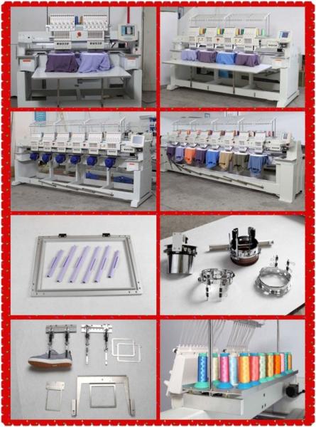 Computer 8 Head Wonyo WY1208C Commercial Embroidery Machine