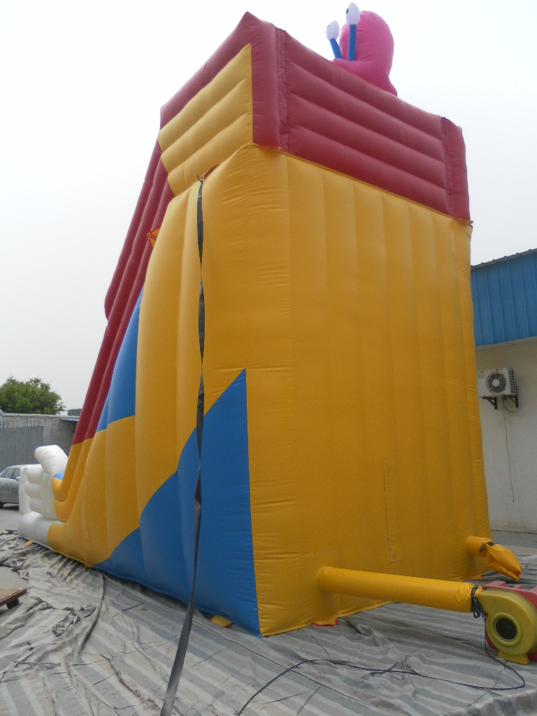 Wholesale Price Custom Durable PVC 0.55mm Inflatable Bounce House with Water Slide/Inflatable Pool Slide for Party Rental Using