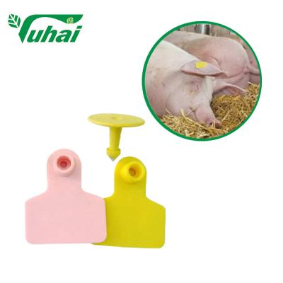Custom Printed Livestock Ear Tags Flexible Calf Pig Goat Ear Tags For Cattle Feeder