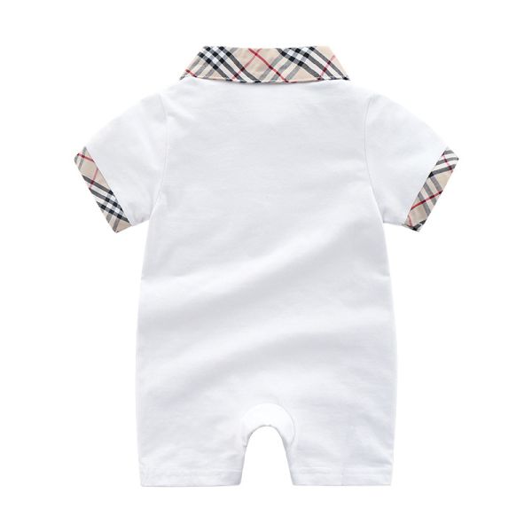 High Quality Infant Baby Organic Bodysuit With Bow Summer Thin Romper OEM