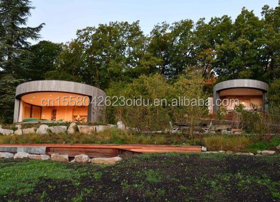 Hôtels Container maisons pour les hôtels de luxe maison en bois moderne structure en acier maison ronde maison Senglin maison de vacances