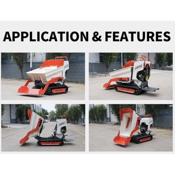 Горячий дешевый Маленький Мини-Дампер 500 кг GF500 Мини-Дампер China Crawler Dumpe