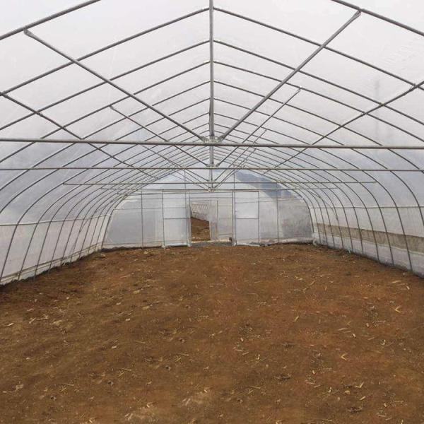 Estufa do túnel do filme da casa da aro do crescimento vegetal da agricultura