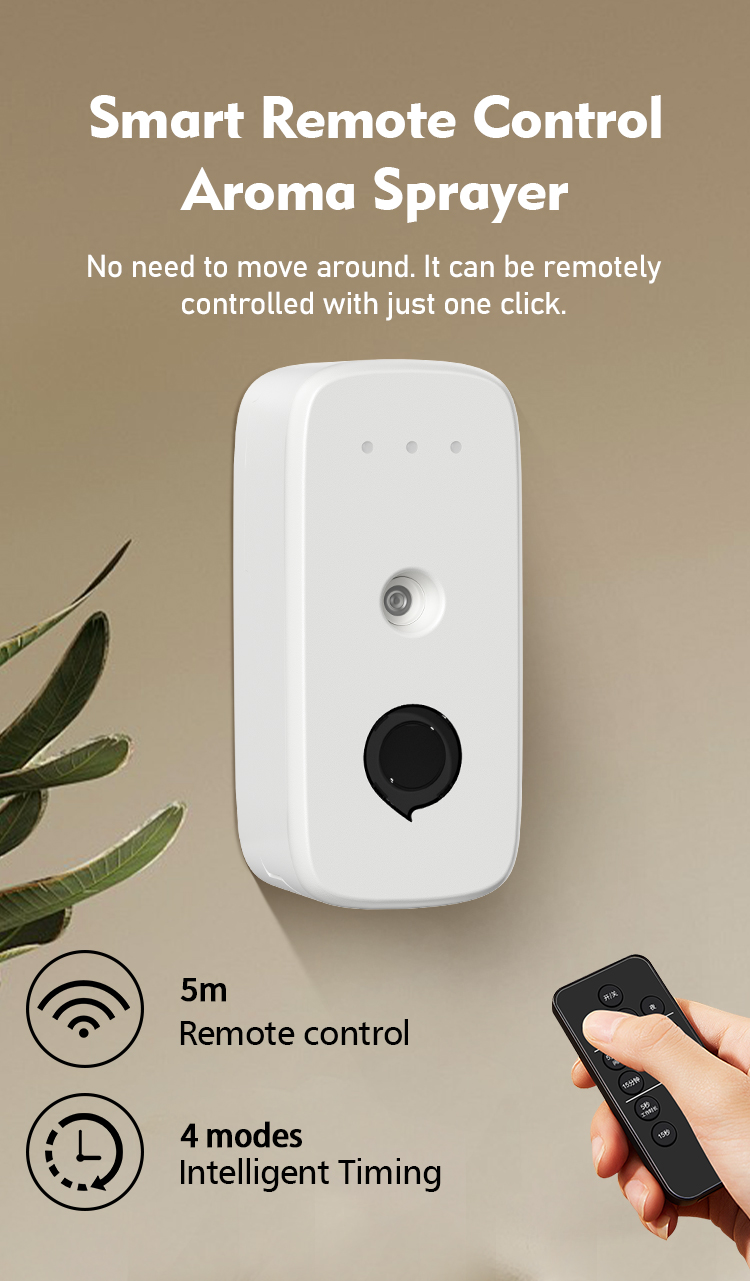 Automatic Wall-Mounted Ultrasonic Aroma Diffuser 200 Pcs MOQ