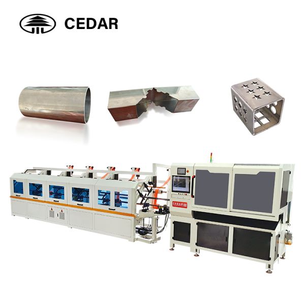 Fiber CNC Laser Cutting Machine For Automatic Round Sheet Plate Gantry Profile Tube