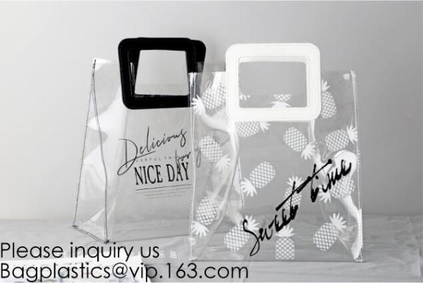 Amazon Ebay Hot Selling Clear Pvc Tote Bag Transparent Handbag Shoulder Bag,Stadium Wholesale PVC Transparent Clear Tote