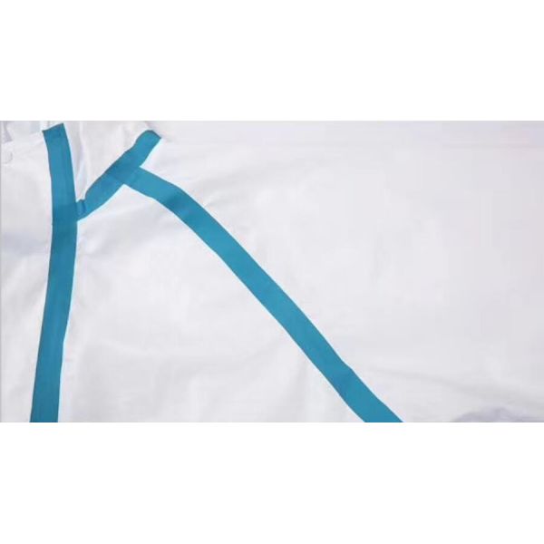 Dust Proof Medical Isolation Gown Antibacterial For Hospital / Lab