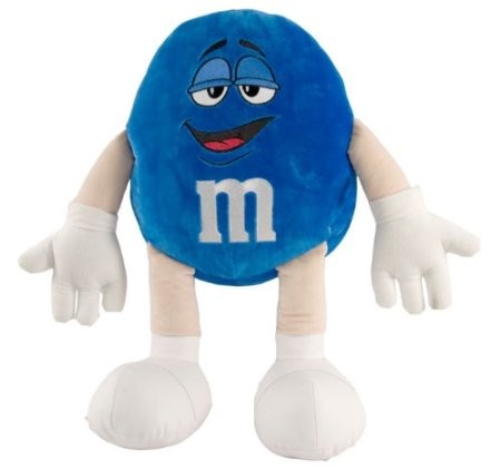 M&M’ Character Blue Medium Plush Toys