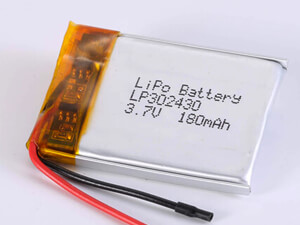 100mAh 3,7V литий полимерная батарея для стабильного и долговечного питания