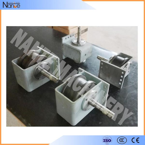 Heavy Industrial Alloy Steel Hoist End Beam / Crane Wheel / Crane Forging Wheels